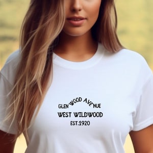 West Wildwood T-Shirt: Glenwood Ave, Jersey Shore Tee image 1