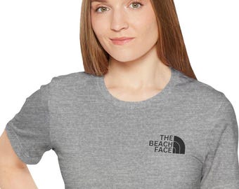 Beach Face T-Shirt: Airlume Cotton Summer Style