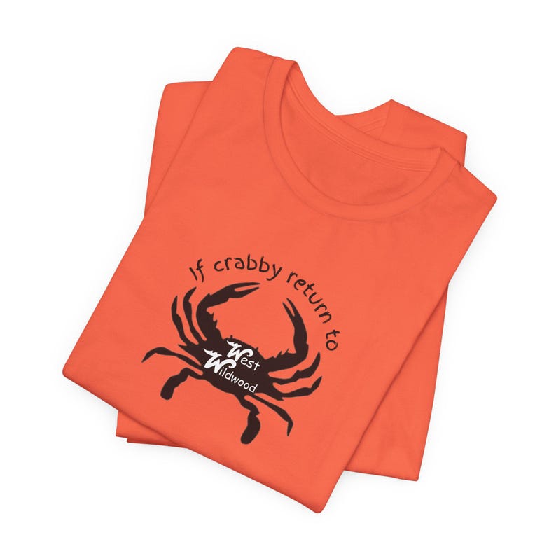 T-shirt crabe de West Wildwood, vêtements de plage drôles image 7