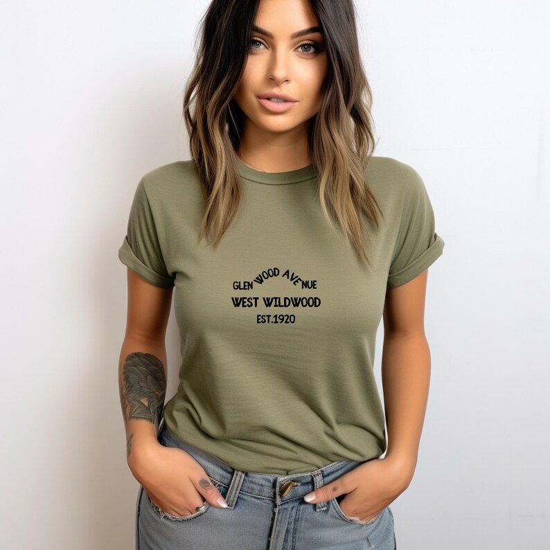 West Wildwood T-Shirt: Glenwood Ave, Jersey Shore Tee image 4