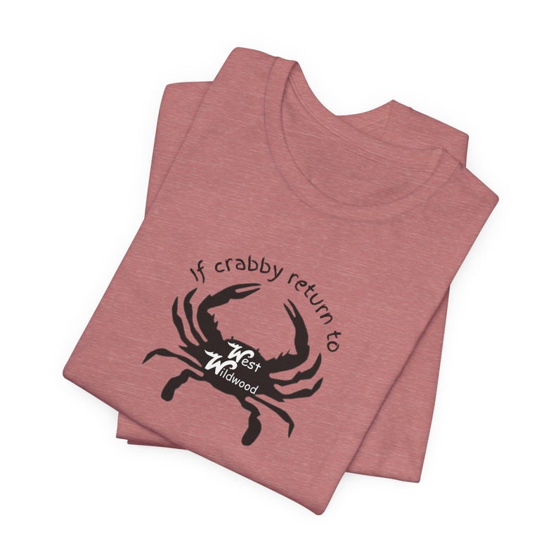 T-shirt crabe de West Wildwood, vêtements de plage drôles image 8