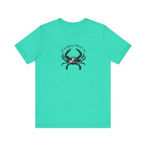 T-shirt crabe de West Wildwood, vêtements de plage drôles image 3