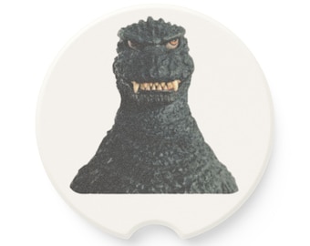 Godzilla OG car coaster | Soapstone Car Coaster, Energy Drink coaster,