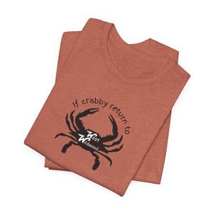T-shirt crabe de West Wildwood, vêtements de plage drôles image 9