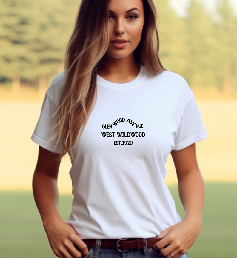 West Wildwood T-Shirt: Glenwood Ave, Jersey Shore Tee image 1