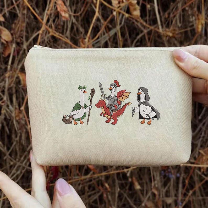 Silly Goose DnD Parody Machine Embroidery File, Dungeon Dragon (Instant Download) image 3