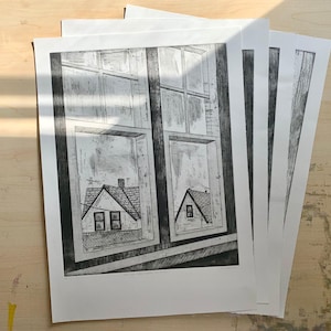 The View From Across The Street | Etching