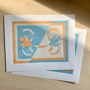 Connected | Linoleum Relief