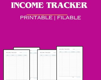 Income and expenses Business Owner Money management Budgeting finances Income Tracker Daily Monthly Document Work Office Personal Teamwork