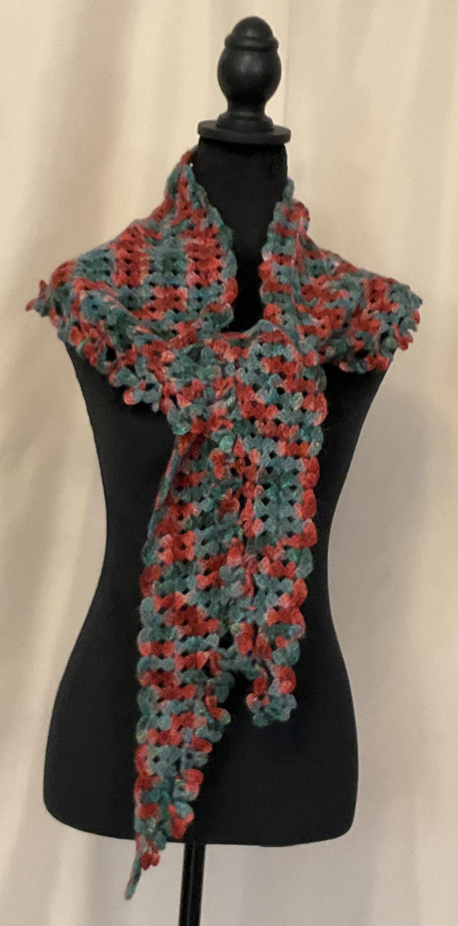 VINTAGE Christmas Scarf