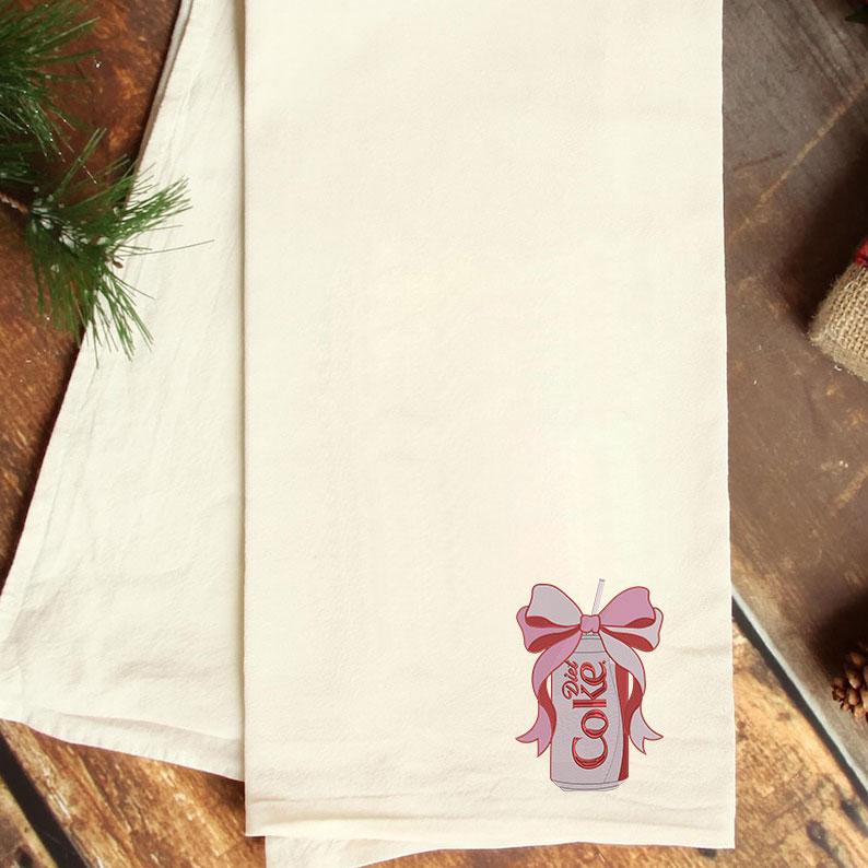 Diet Coke Bow Embroidery Design, Drink Lovers Machine File (instant ...