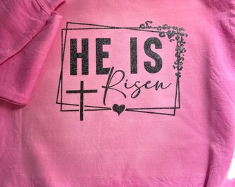 He is risen GLITTER