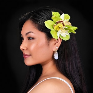 Orchid Hair Clips - Etsy display picture 3