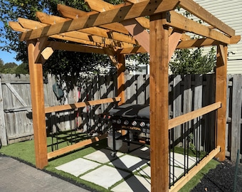 8,5x8,5 Pergola Baupläne