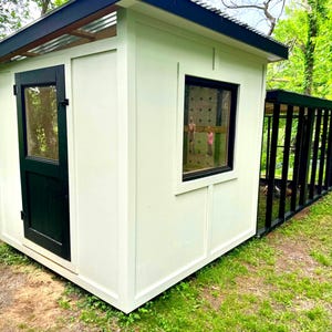 Backyard Chicken Coop Printable Plans | DIY Coop Building Blueprint | Instant PDF 8x8 coop | 8x16 run
