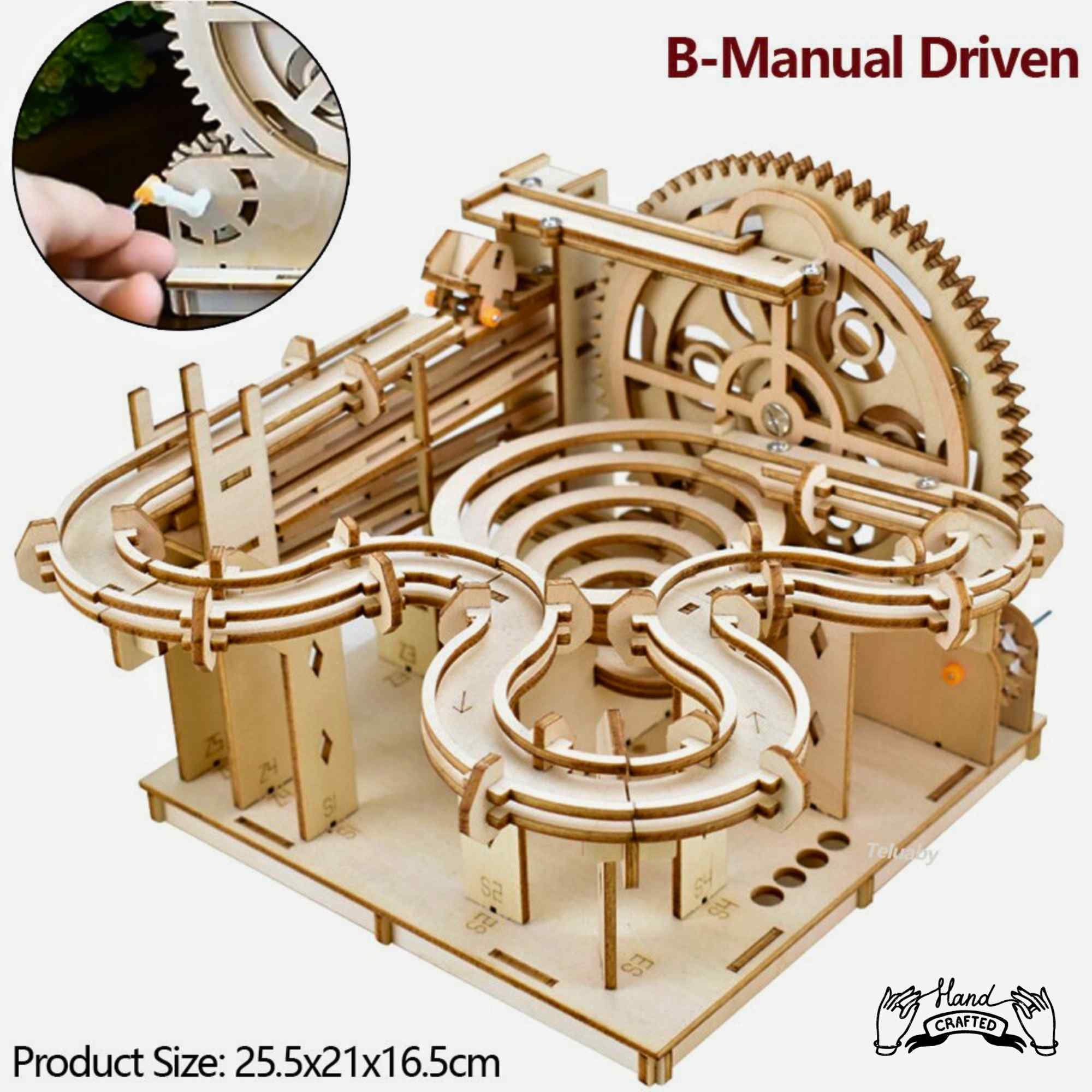 Wooden Marble Run Maze: 3D Puzzle Building Kit - Etsy
