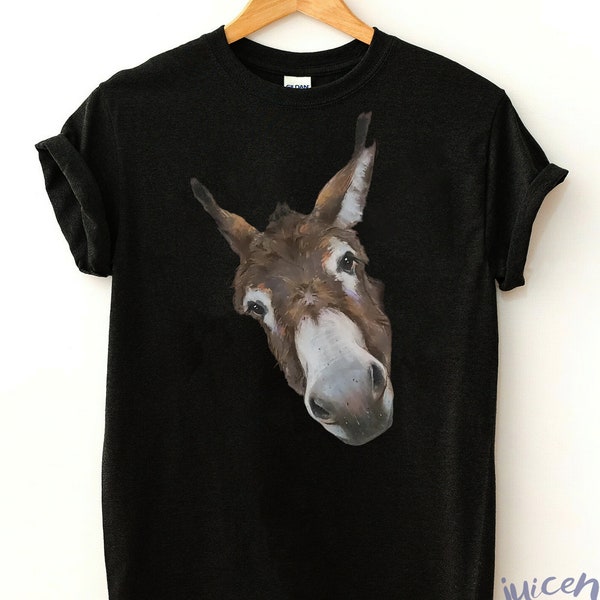 Donkey T-Shirt, Funny Unisex T-Shirt, Men's Tees, Donkey Lover Gift, Funny Donkey T-Shirt, Farmer Shirt, Animal Farm Shirt, Funny Farmer Tee