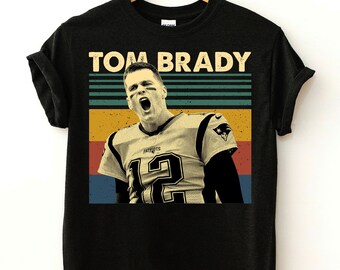 Tom Brady American Football Player T-Shirt, Tom Brady Fans Shirt, New England Patriots Shirt, National Football League Football Lover Shirt