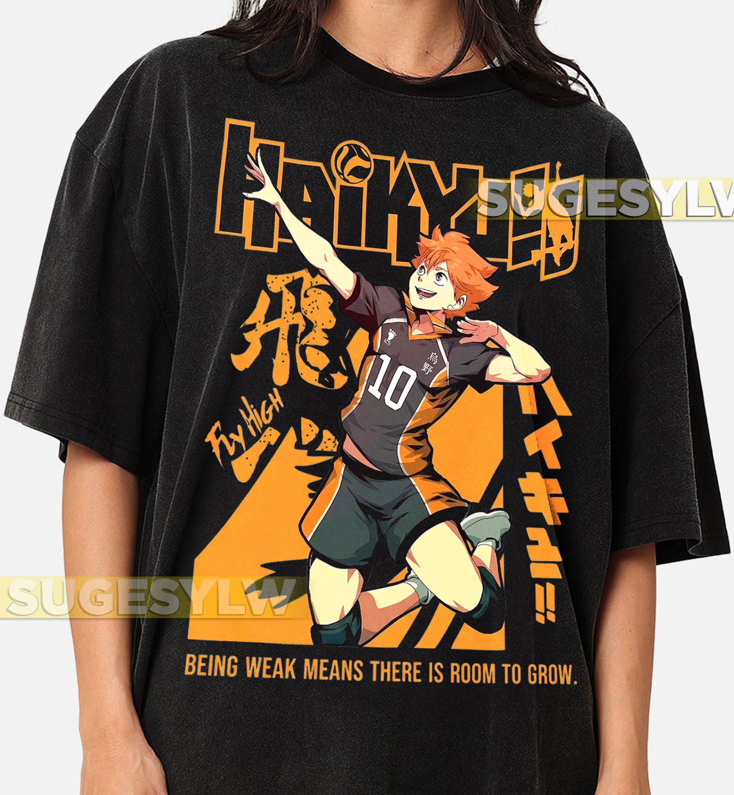 Haikyuu Maglietta Uomo Con Ritratto Di Kageyama: Fan Anime Giapponese, Taglia Large, Colore Nero