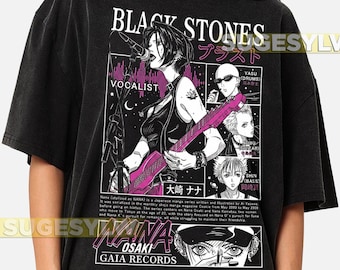 Nana Anime Shirt, Black Stones Comfort Colors Tee, Blast T-Shirt, Nana Osaki Graphic Sweatshirt, Anime Fan Gift TNGN