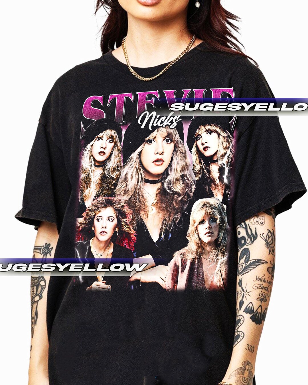 Stevie Nicks LS Rib Tee