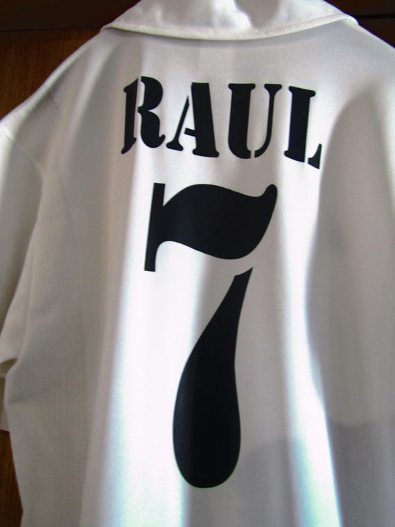 1999-00 Real Madrid adidas Reissue Home Shirt Raul #7