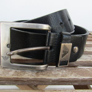 Vintage Armani Belt - Etsy