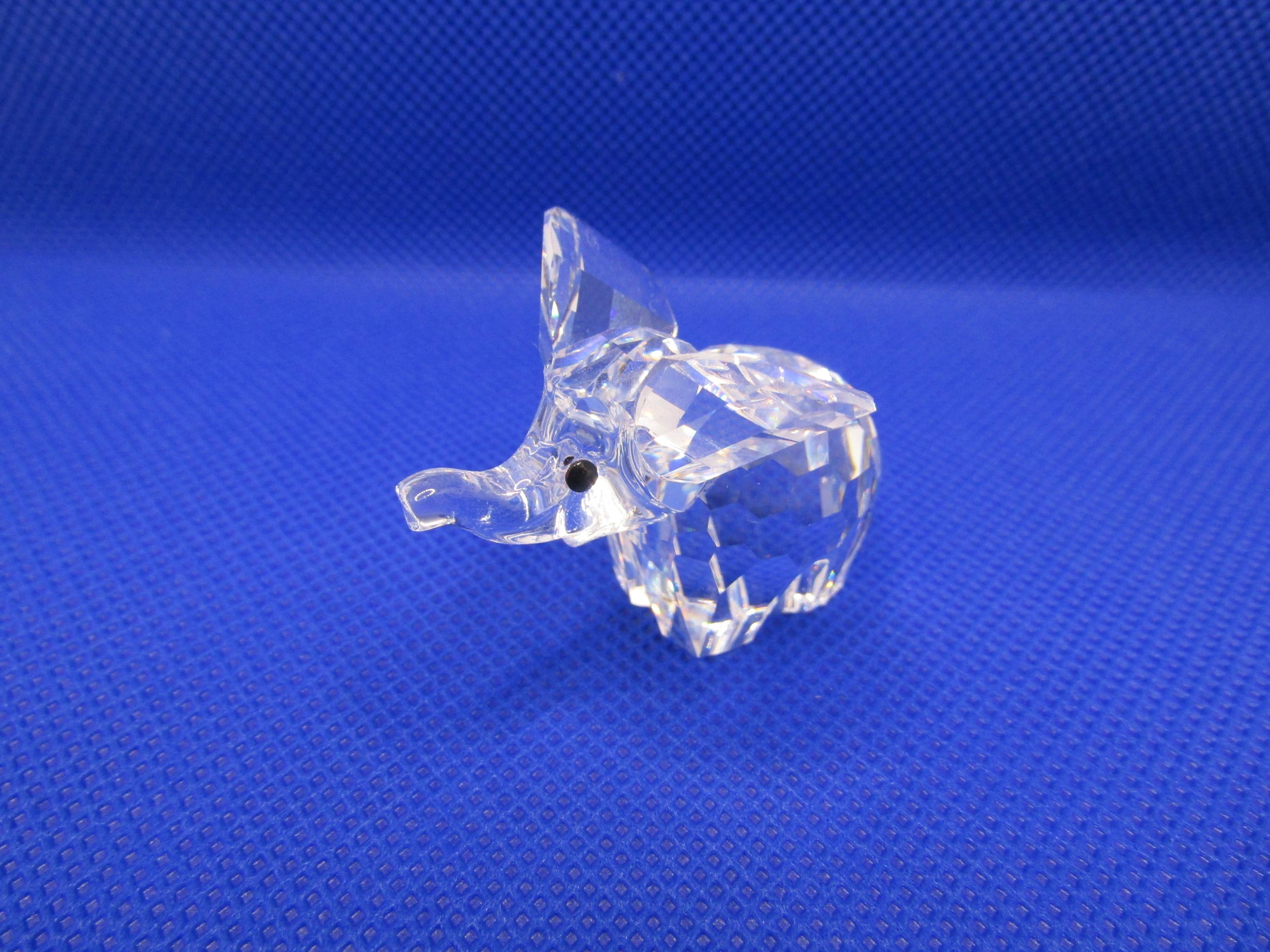 Retired Swarovski Crystal Elephant Figurines - Etsy