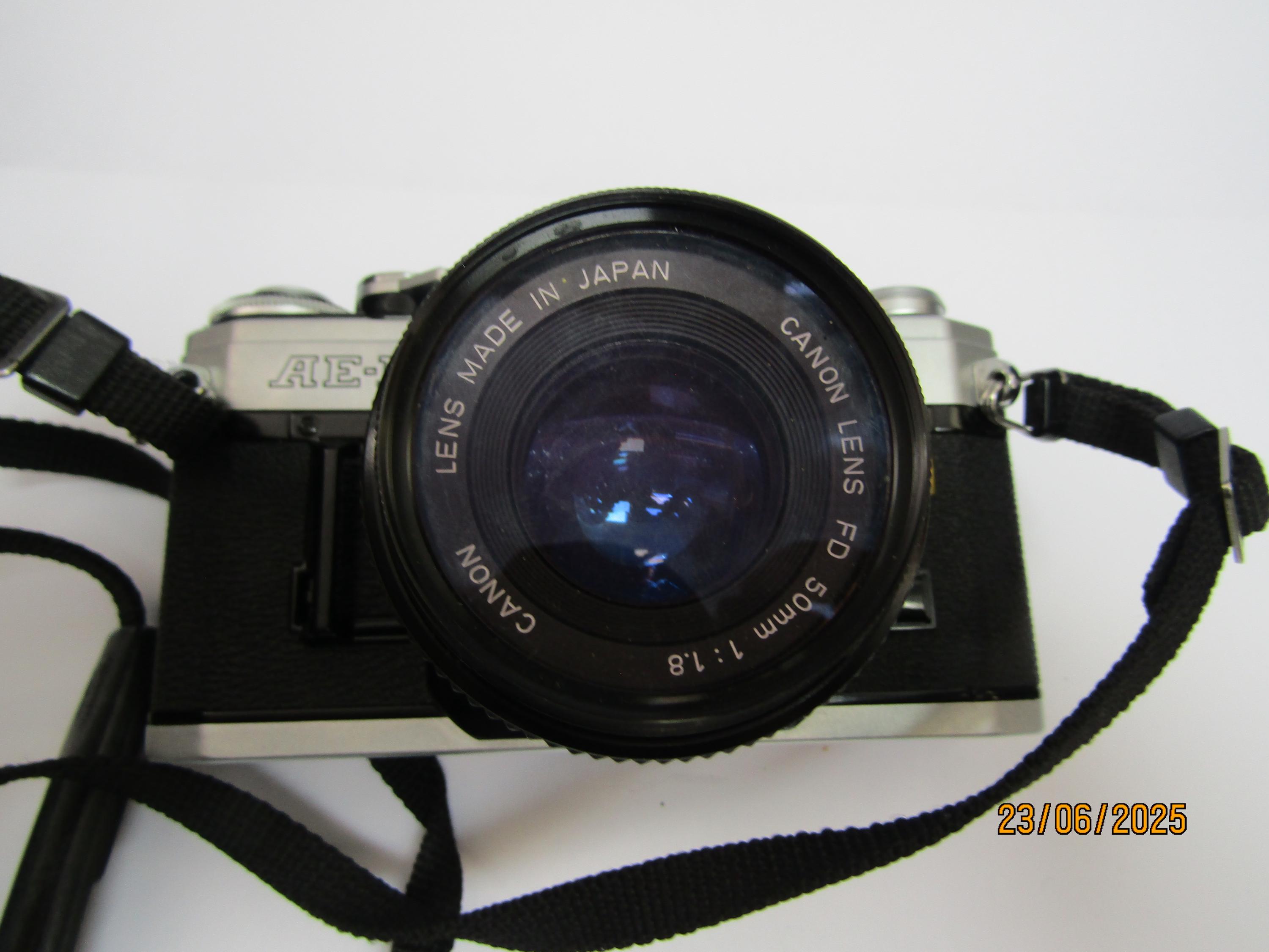 レトロアンティーク】Canon AE-1 一眼レフカメラ 50mmレンズ付き