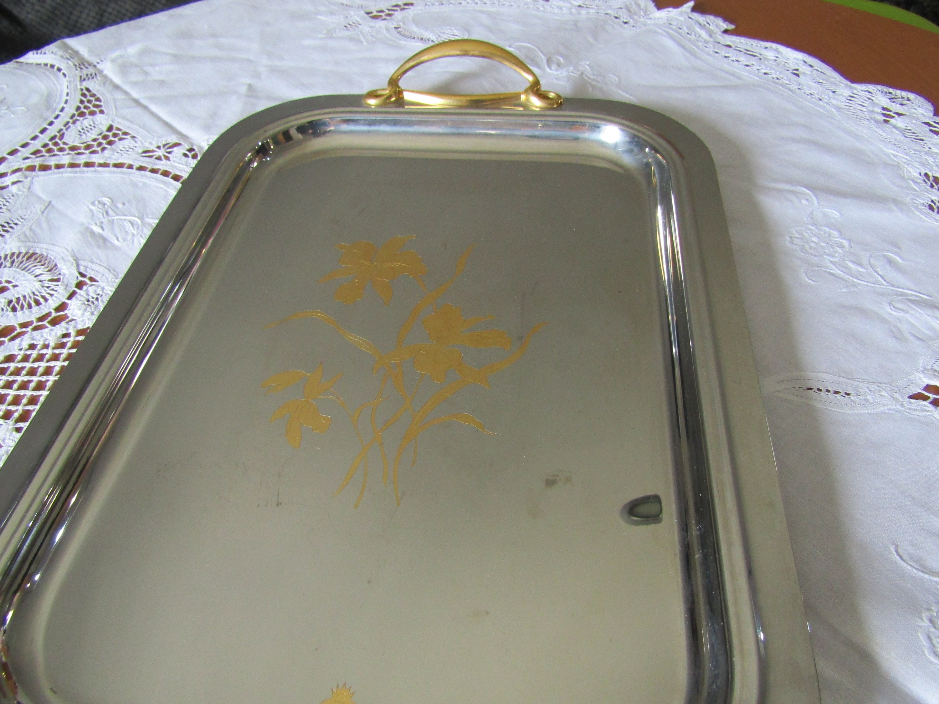 Vassoio Portata Rotondo Dorato - In Acciaio Inossidabile, 18 Cm, Per Gioielli O Trucco - Foto 5