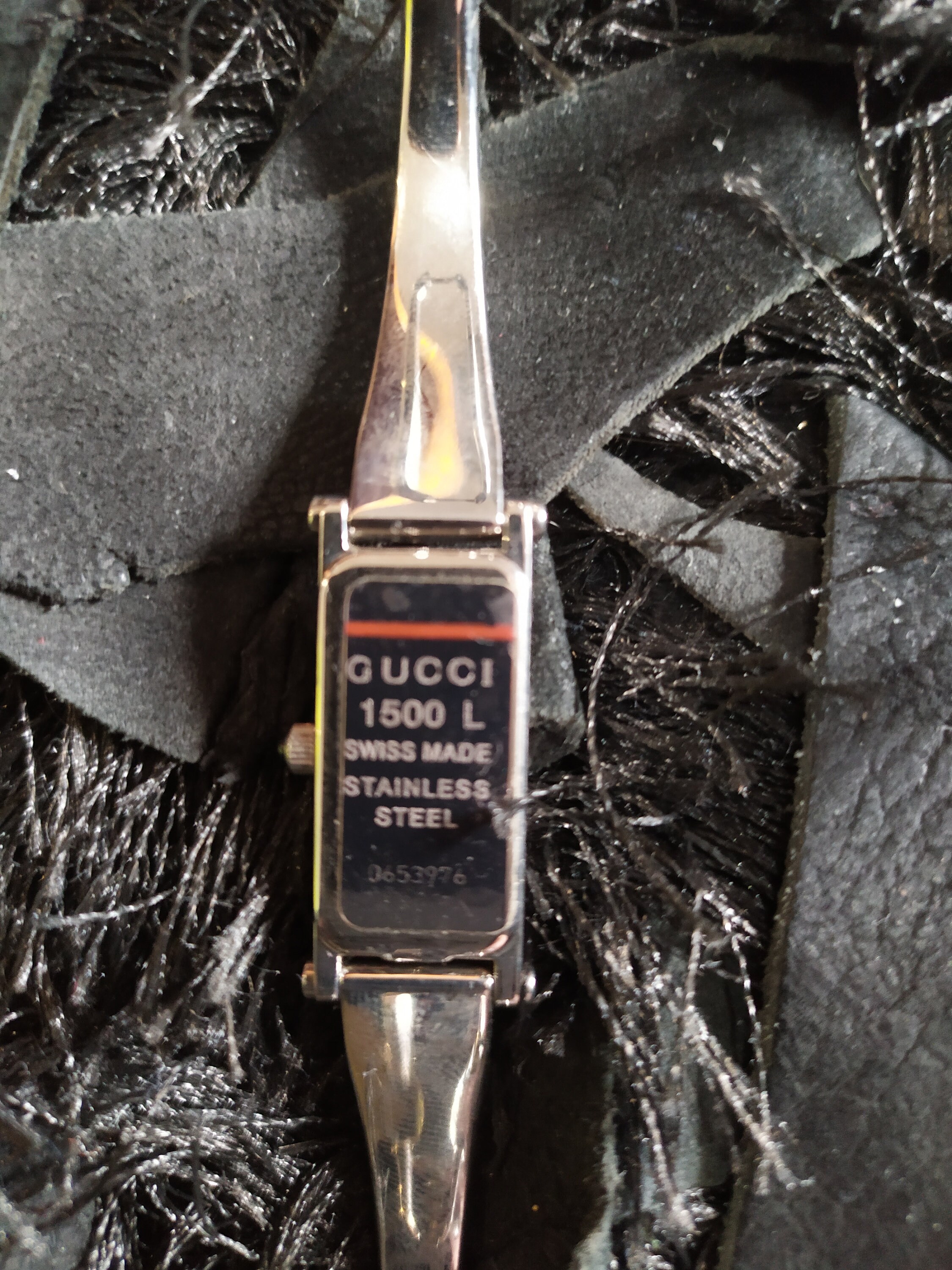 GUCCI グッチ 1500L スクエアフェイス 腕時計 ステンレス