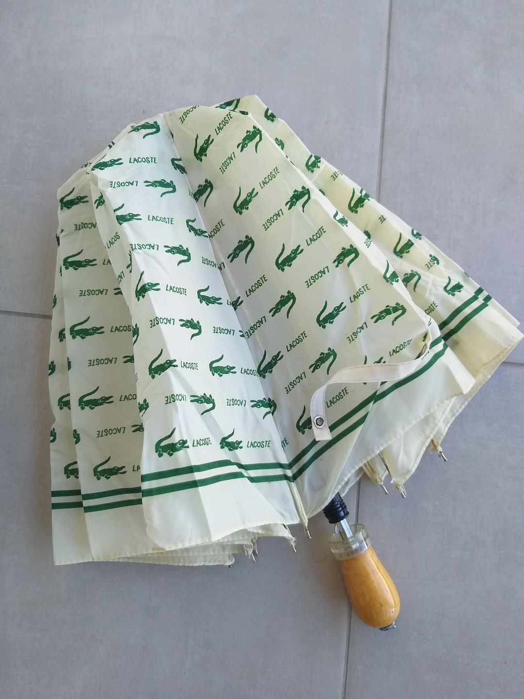 lacoste patio umbrella Business & Pleasure Co. The Simple tilt operation and hand Close Out Signature Lacoste (Cash