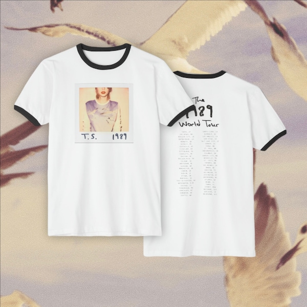 Taylor Swift The 1989 World Tour Ringer T-Shirt Tour Shirt 1989 Tee Swiftie Eras Tour Merch 1989 Tour Merch Design Unisex