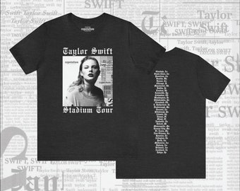 Taylor Swift Reputation Stadium Tour Rep Shirt Album Cover International Unisex Shirt T-Shirt Tee Dupe Swiftie Retro Tour Shirt