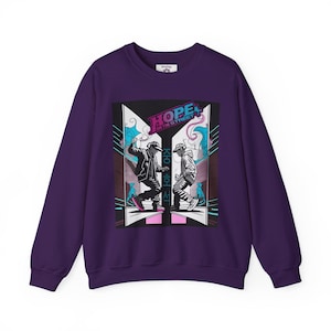 防弾少年団(BTS) - ❤︎SWEATSHIRT(スウェット)❤︎　HOPEカラー He looks unreallll 😶‍🌫️