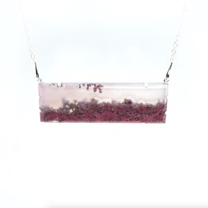 Gorgeous Landscape Picture Agate - Sterling Silver Necklace