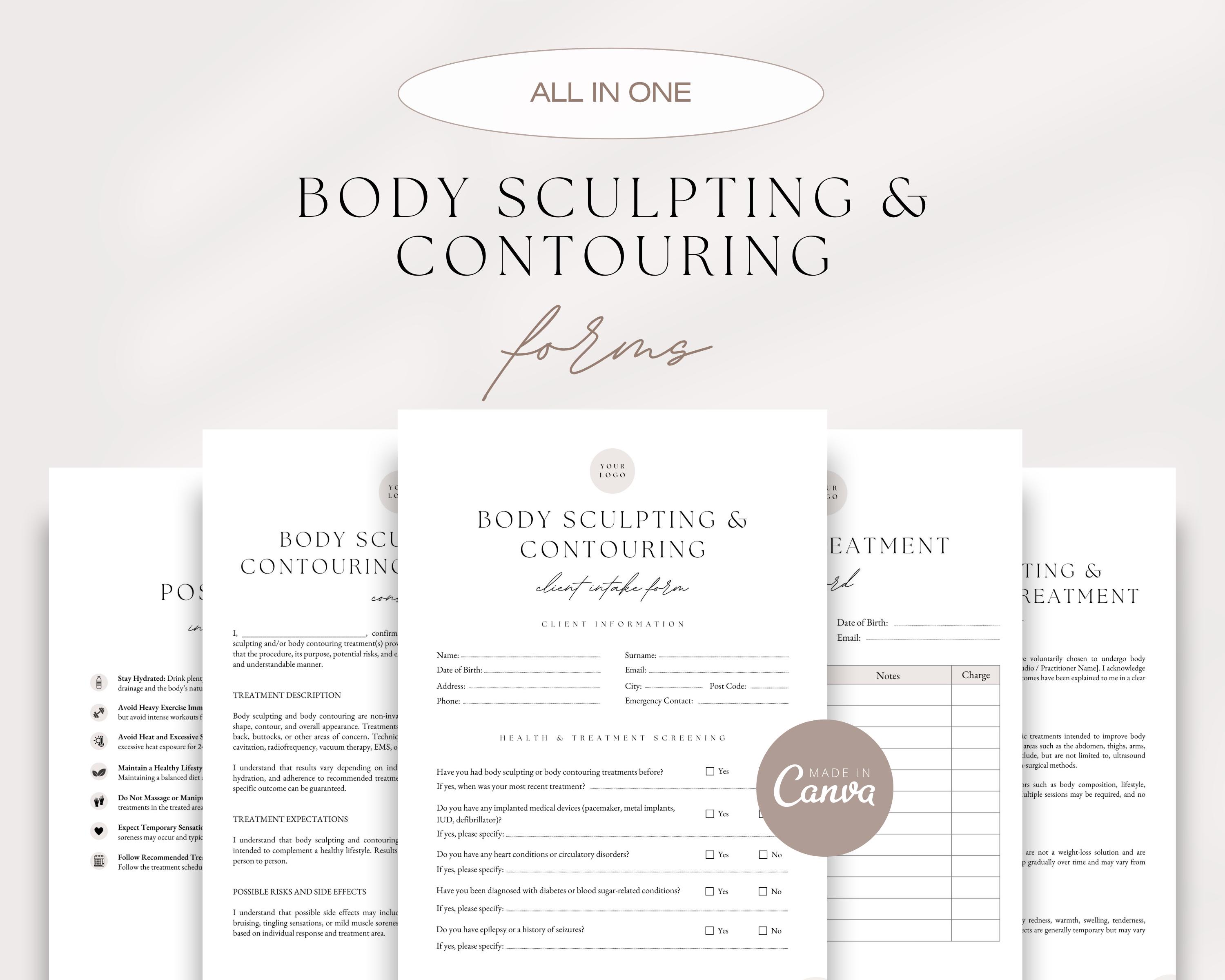 Body Sculpting & Body Contouring Intake and Consent Forms | Body ...
