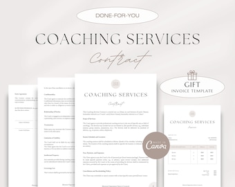 Coaching Services Contract, Coaching Agreement Template, Life Coaching Agreement, Coaching Services Agreement, Personal Coaching Contract
