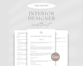 Interior Designer Client Contract, Interior Design Services Agreement, Client-Designer Agreement Template, Interior Decorating Contract