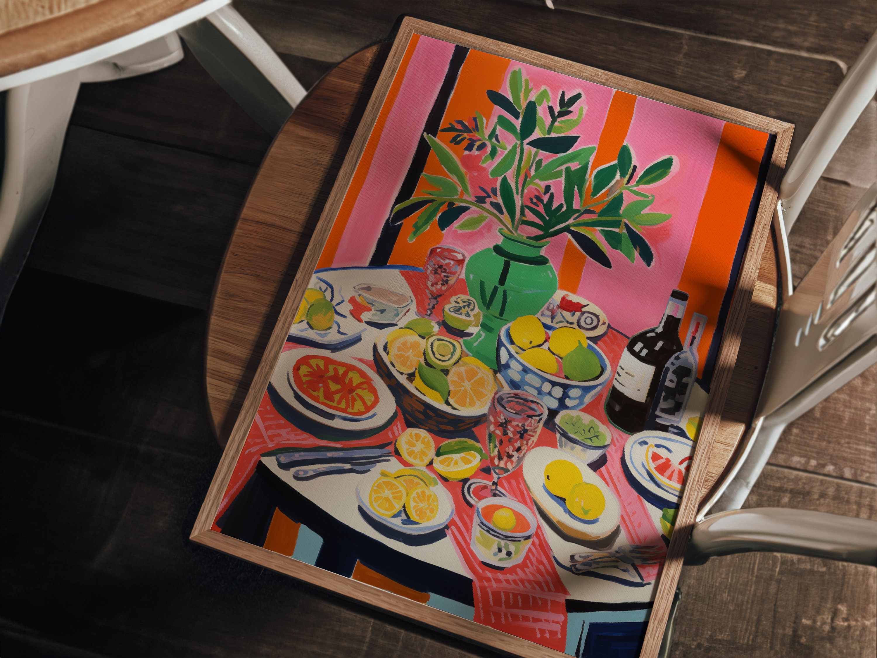 Kitchen Buffet Printable Art, Abstract Kitchen Painting, Henri Matisse Art Kitchen Wall Art ...