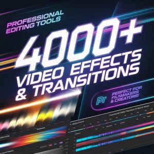4000+ Video Effects and Transitions-Professional Editing Tools for Filmmakers & Creators