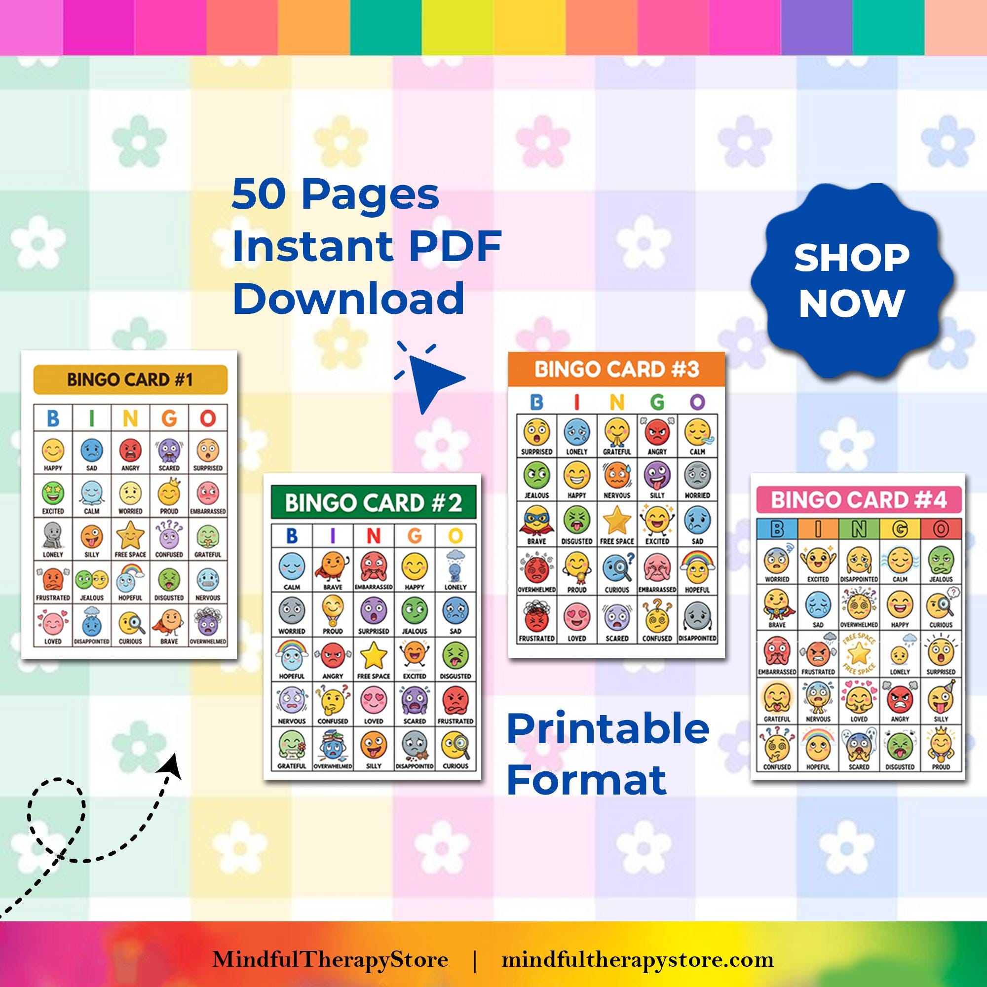Emotions Bingo Game for Kids | SEL Activity, Feelings Recognition ...