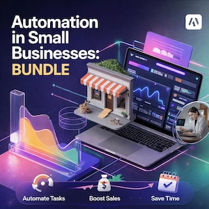 中小企業向け自動化ガイドバンドル、ワークフロー自動化システム、AIツールキット、生産性・効率性トレーニング