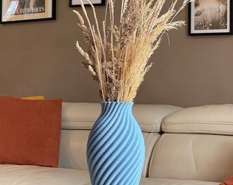 Vase Hoku /Livraison gratuite/ Cadeau - Maison - mariage - Hôtel - Fleur - Nature - Bioplastique - Biodégradable - impression3D - Pot