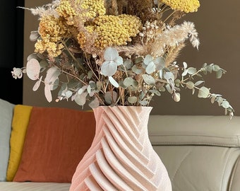 Vase Ava /plusieurs Coloris/ Cadeau - Maison - mariage - Hôtel - Fleur - Nature - Bioplastique - Biodégradable - impression3D - Pot