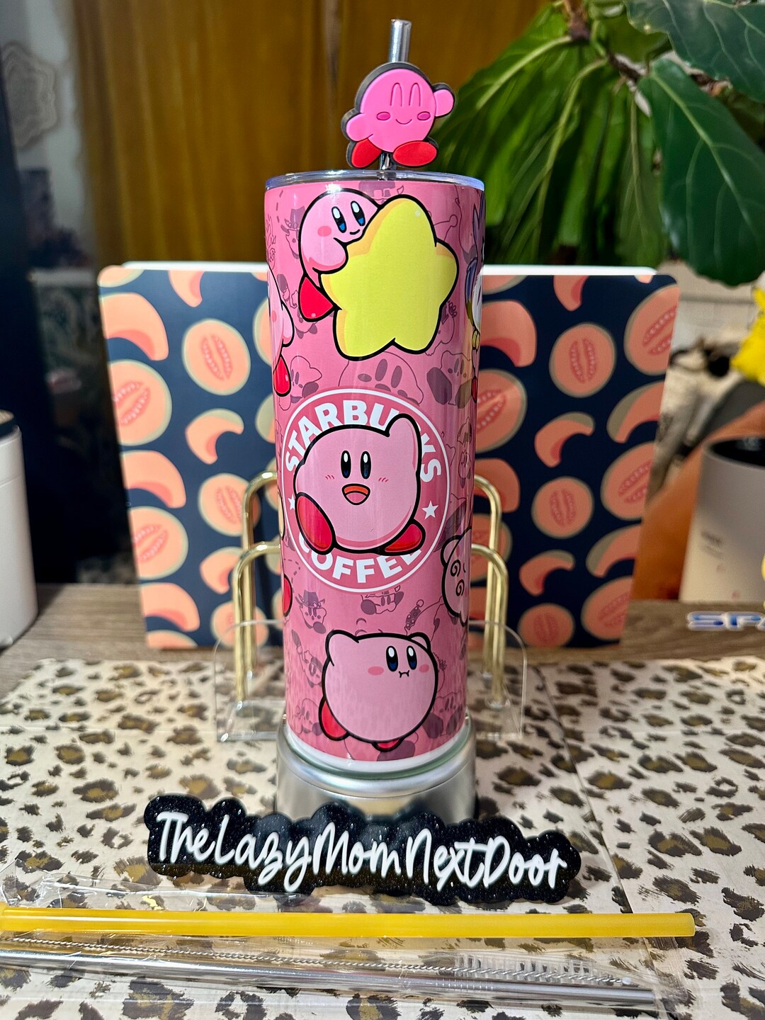 Cute Kirby Starbucks 20oz Tumbler Kirby Cup Starbucks Tumblers Kirby Gift Idea Gifts for Her Etsy