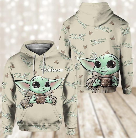 Baby Yoda Hoodie, Baby Yoda Leggings Women, Star Wars Hoodie, Disney  Sweatshirt, Yoda Grogu Shirt, Yoga Pants For Her, Workout Outfit