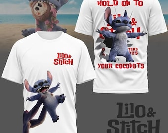 Lilo And Stitch Movie 2025 Shirt, Stitch Experiment 626 T-Shirt, Disney Family Trip Shirt Men, Funny Stitch Women Tee, Cartoon Gifts