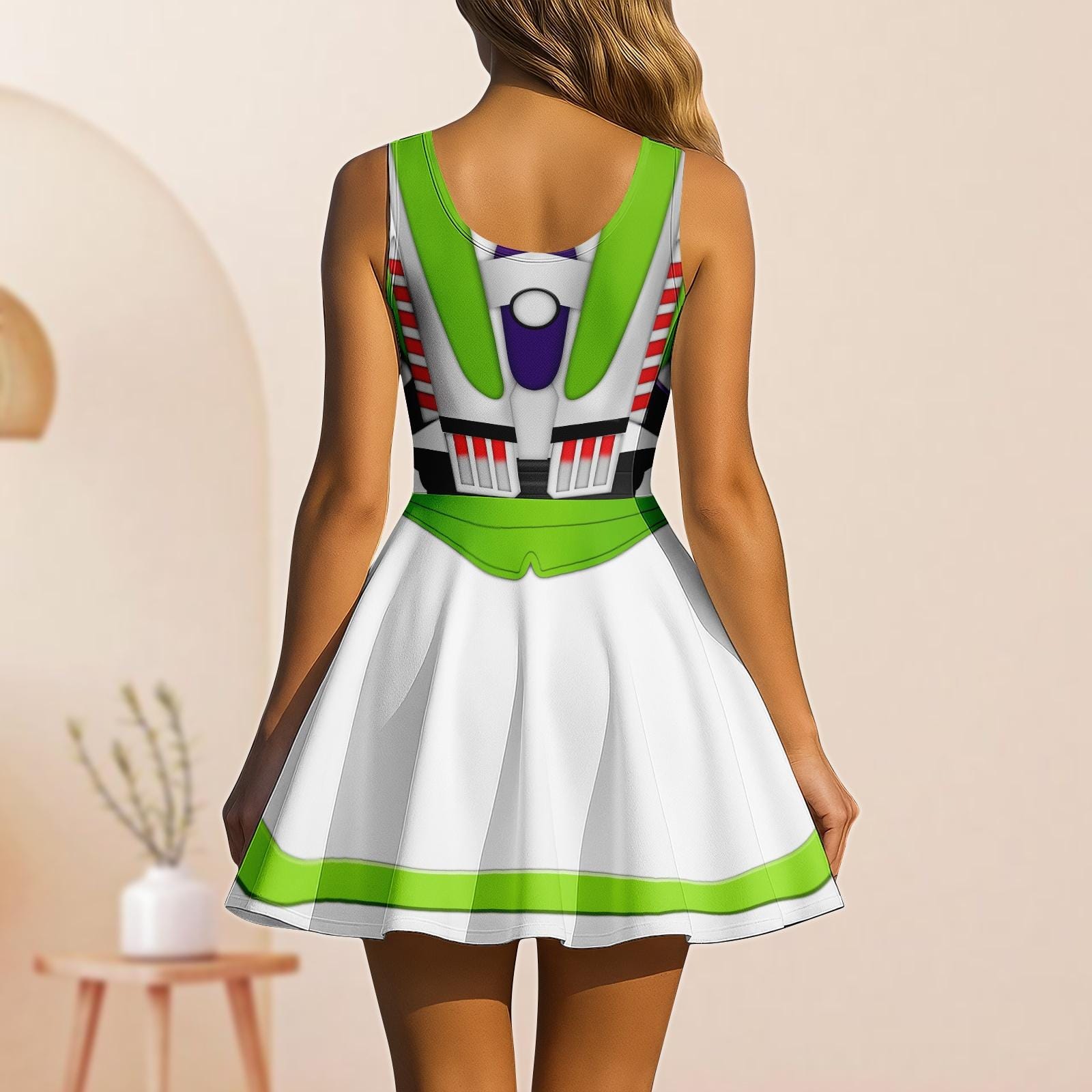 Costume Di Buzz Lightyear Vestito Carnevale Cosplay Adulto Buzz