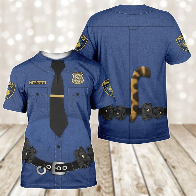 Halloween Clawhauser Cosplay Hoodie, Disney Zootopia Costume Shirt, Animal Kingdom Sweatshirt, Disneybound Shirt, Funny Cartoon Tee